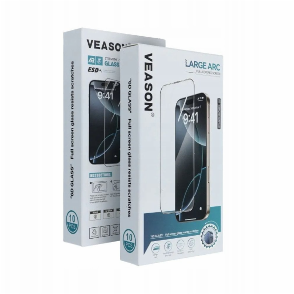 Veason Tvrzené sklo 6D Pro Glass (SET 10v1) - pro Samsung...