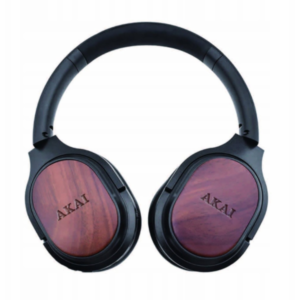 Akai&nbsp;Sluchátka&nbsp;BTH-W150ANC&nbsp;s&nbsp;bambusovým&nbsp;ANC&nbsp;a&nbsp;Bluetooth