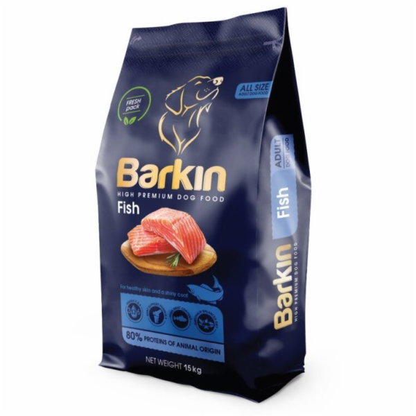 HURTOWNIA KARM Barkin krmivo pro psy Ryba 15 kg