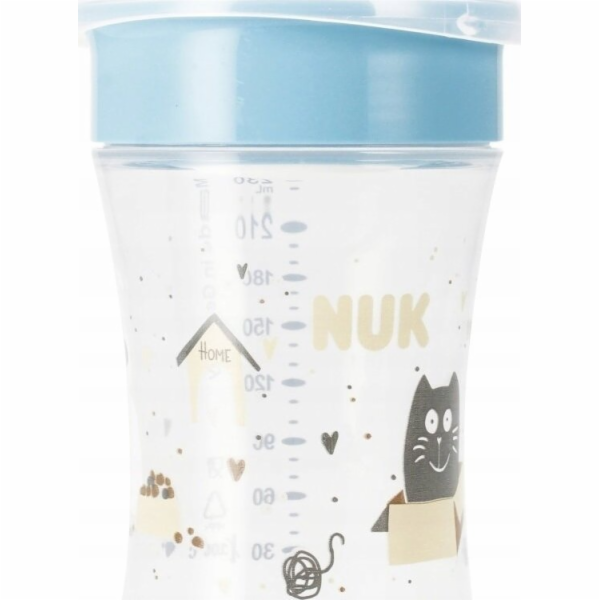 NUK HRNEK 230ML MAGIC 8M modrý 10255684 1/4
