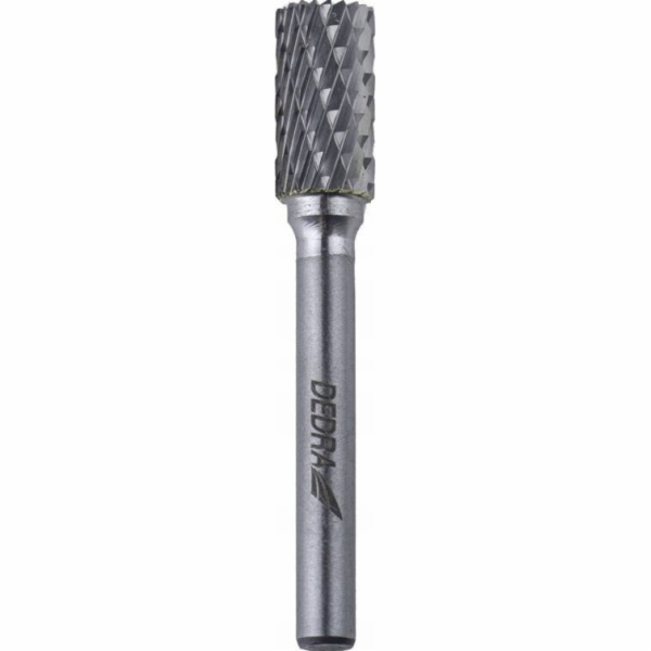 DEDRA Válcová stopková fréza se zuby B12x25mm, stopkou 6mm