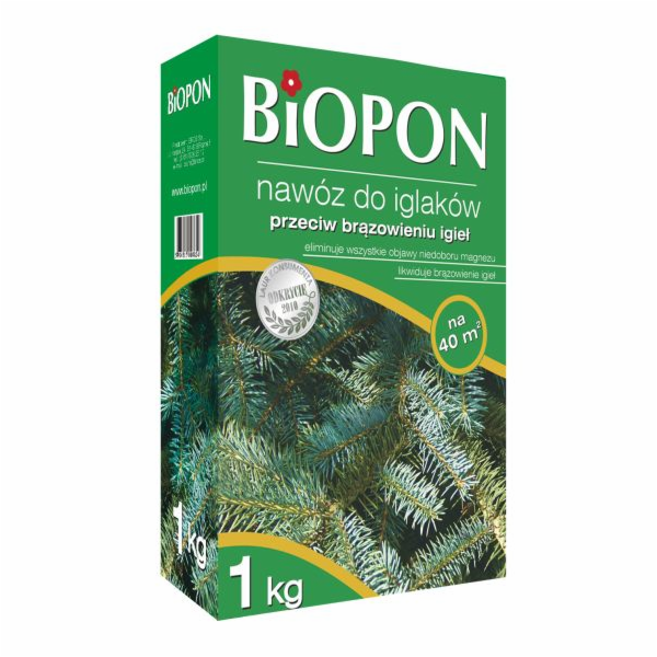 BIOPON Granulované hnojivo pro jehličnany proti hnědnutí ...