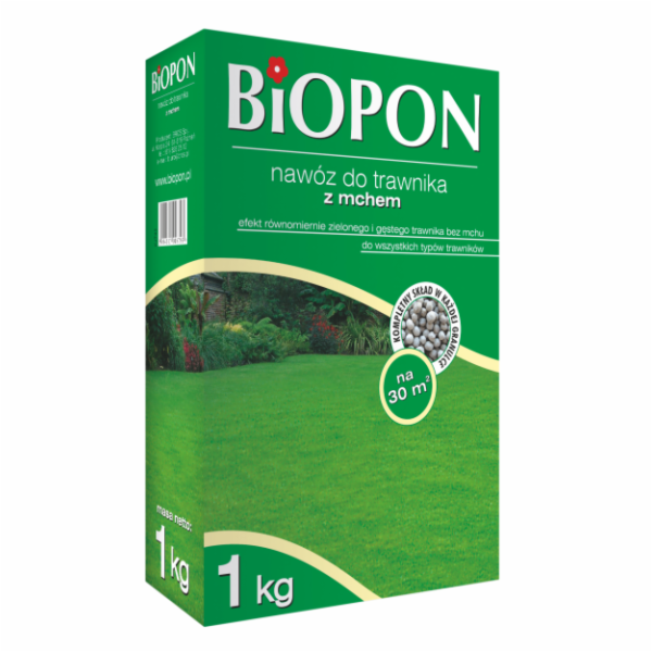 Biopon granulované hnojivo pro trávníky s mechem 5kg (1121)