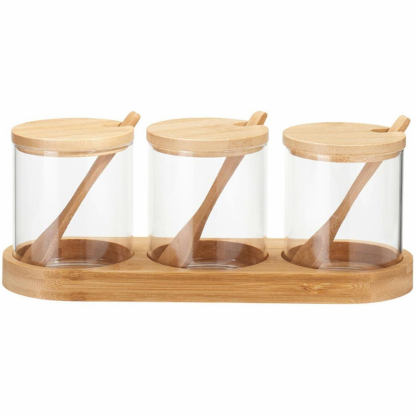 Zassenhaus Dózy na koření YULEA, 3 x O 8,5 cm, na bambuso...