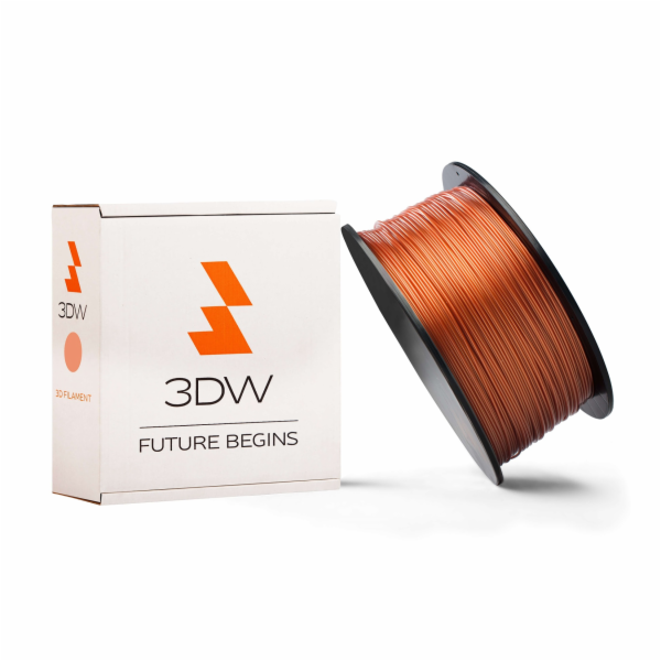 3DW&nbsp;-&nbsp;PLA&nbsp;filament&nbsp;1,75mm&nbsp;měděná,&nbsp;0,5&nbsp;kg,&nbsp;tisk&nbsp;190-210°C