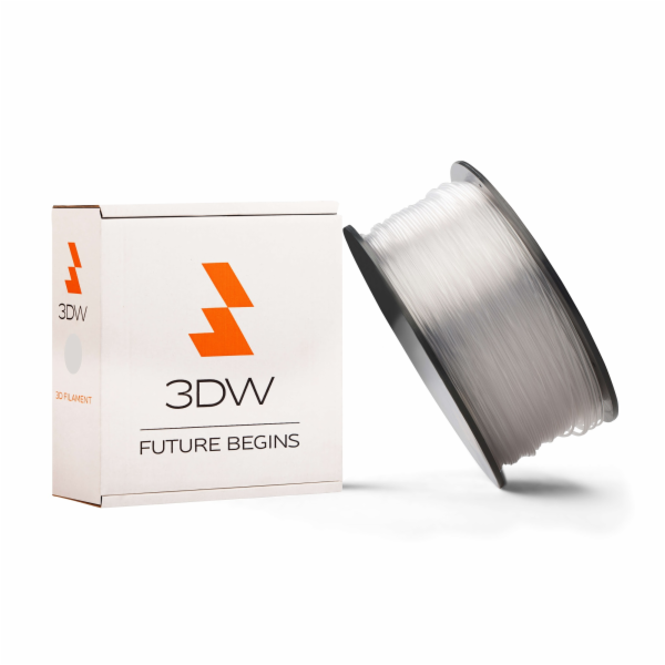 3DW&nbsp;-&nbsp;PLA&nbsp;filament&nbsp;1,75mm&nbsp;transparent,&nbsp;0,5&nbsp;kg,190-210°C