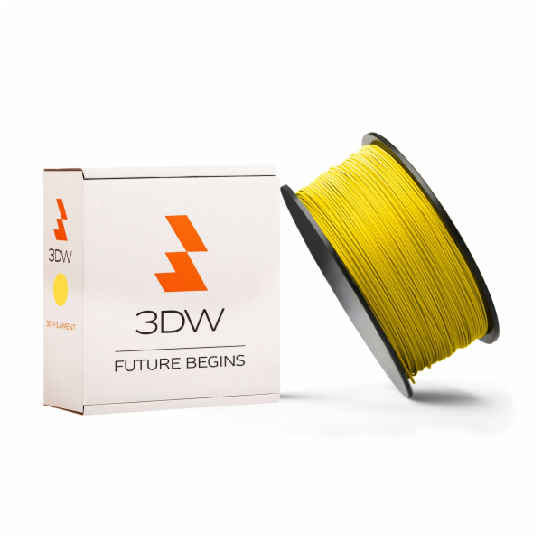 3DW&nbsp;-&nbsp;ABS&nbsp;filament&nbsp;1,75mm&nbsp;žlutá,&nbsp;0,5&nbsp;kg,&nbsp;tisk&nbsp;220-250°C