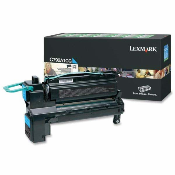 LEXMARK&nbsp;C792,&nbsp;X792&nbsp;Cyan&nbsp;Return&nbsp;Program&nbsp;Print&nbsp;Cartridge&nbsp;(6K)