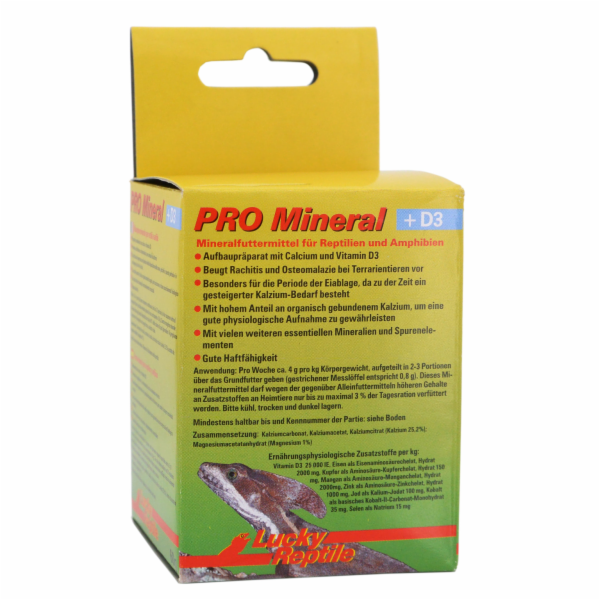 Lucky Reptile PRO Mineral + D3 60g