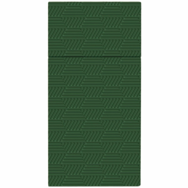 Ubrousky na příbory, tmavě zelené, 40x40cm, 16 ks