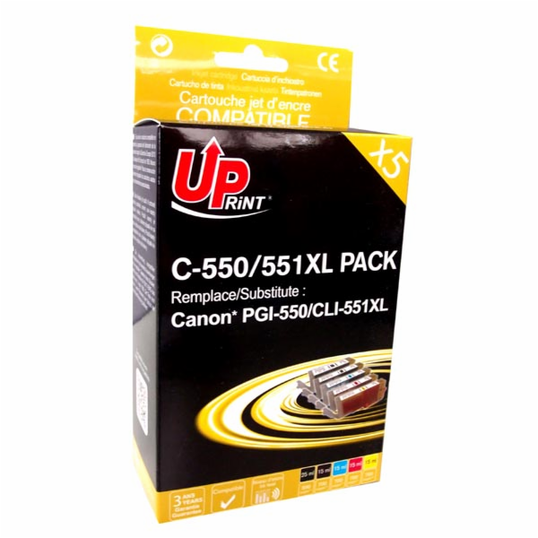 UPrint ink CLI551  C-551XL-PACK  kompati