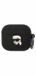 Karl Lagerfeld Pouzdro Karl Lagerfeld KLA3RUNIKK na Apple AirPods 3, silikonové, s 3D hlavou Karla