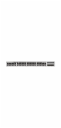 Cisco Catalyst 9200L - Network Advantage - přepínač - L3 - 48 x 10/100/1000 (PoE+) + 4 x 10 Gigabit SFP+ (uplink) - Lze montovat do rozvaděče - PoE+ (370 W)