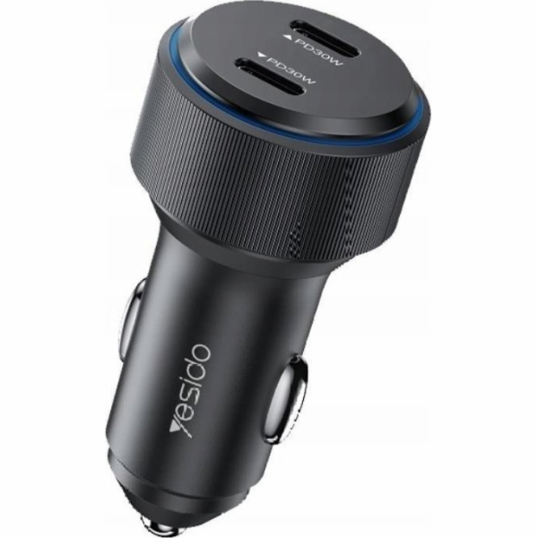 Yesido Nabíječka Autonabíječka Yesido Y48 PD 60W 2xUSB-C ...