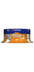 VERBATIM DVD-R(25-Pack)Spindl/Printable/16x/4.7GB