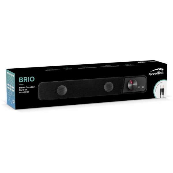 Speedlink&nbsp;BRIO&nbsp;Stereo&nbsp;Soundbar&nbsp;black