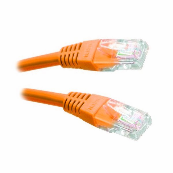 XtendLan Patch kabel Cat 5e UTP 0,5m - oranžový
