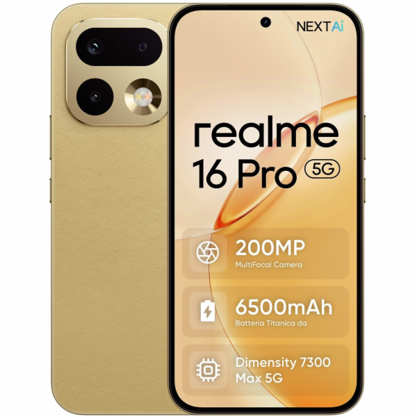 Realme 16 Pro 5G 6.78" Dual SIM Android 16 USB Type-C 8 G...