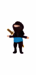 Fiesta Crafts Prstový maňásek Modrý Ninja