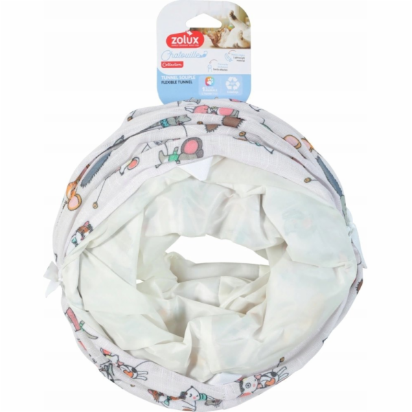 ZOLUX Chatouille Tunnel Cats and Mice Pattern - hračka pr...