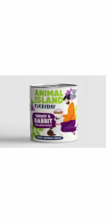 ANIMAL ISLAND Everyday Turkey and rabbit - vlhké krmivo pro psy - 800g