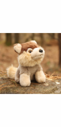 Rappa Plyšový vlk sedící 16 cm ECO-FRIENDLY