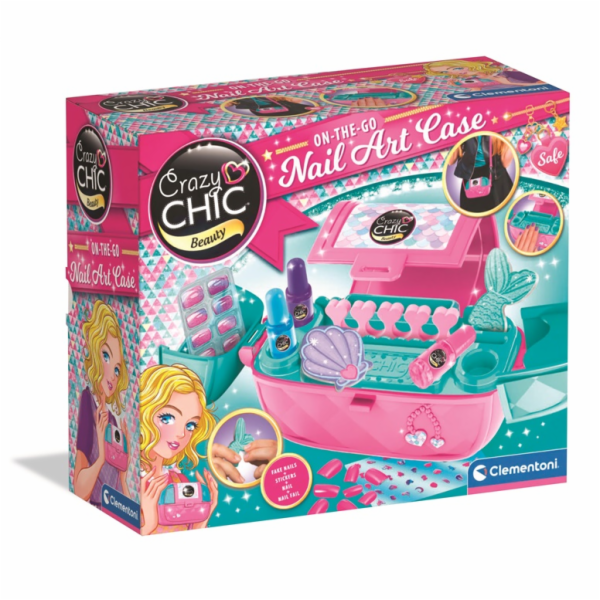 CLEMENTONI Sada na zdobení nehtů pro děti Crazy Chic 18206