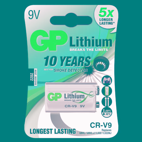 baterie&nbsp;GP&nbsp;9&nbsp;&nbsp;9V&nbsp;&nbsp;1-pack&nbsp;&nbsp;blistr/GP&nbsp;Jedn