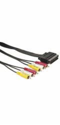 Neutralle Video kabel SCART samec - 6x C