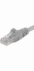 PremiumCord Patch kabel UTP RJ45-RJ45 CAT6 0.1m šedá