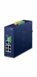 Planet IVR-300 Enterprise router/FW VPN/VLAN/QoS/HA/AP kontroler, 2x WAN (SD-WAN), 3x LAN, IP30, -40/75st, 9-54VDC