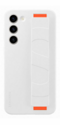 Samsung Silikonový zadní kryt s poutkem pro Samsung Galaxy S23+ White