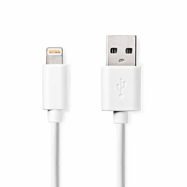 Nedis CCGL39300WT20 - Lightning Kabel| Apple Lightning 8p...