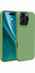 Silikonové TPU pouzdro Etteri pro iPhone 16 Pro světle zelené