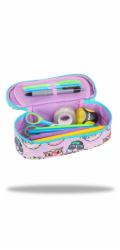 COOLPACK Penál Happy Donuts, modro/růžový