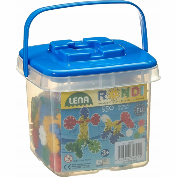 Lena Rondi kostky v kbelíku 550 kusů