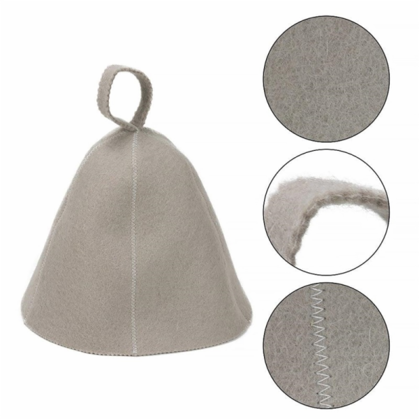 Saunová čepice Flammifera, hnědá