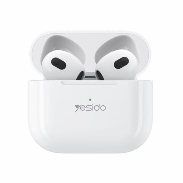 Yesido Sluchátka TWS31 BT 5.4 300mAh, BÍLÁ