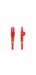 Startech 1m CAT6 Ethernet Cable, 10 Gigabit Snagless RJ45 650MHz 100W PoE Patch Cord, CAT 6 10GbE UTP Network Cable w/Strain Relief, Red, Wiring is UL Certified/TIA - Category 6 - 24AWG (N6PATC1MRD) -