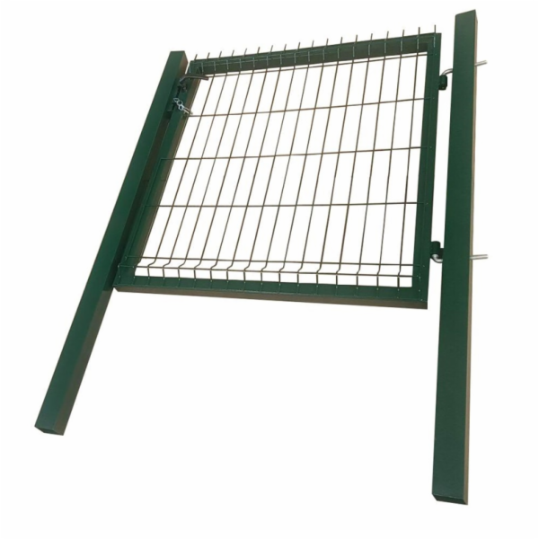 Brána se segmentovou výplní, 100 cm x 103 cm, zelená