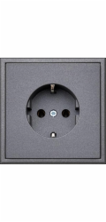 LIREGUS Zásuvka MODERN, se zásuvkou, matná černá