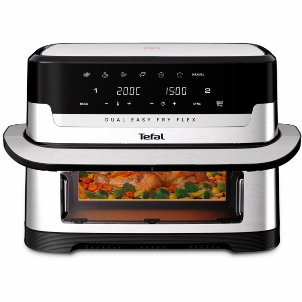 Tefal Dual Easy Fry Flex EY922D 9 l Samostatné Horkovzduš...