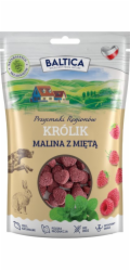 BALTICA Przysmaki regionów Rabbit with raspberry and mint - pamlsek pro psa - 100g