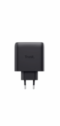 TRUST GaN Nabíječka MAXO 65W, 3xUSB-C,1xUSB-A, černá