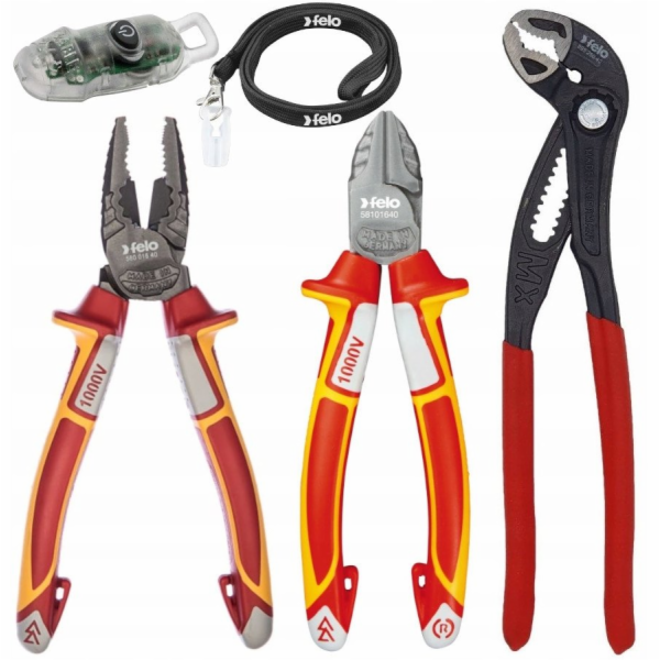 Felo Sada 2 kleští VDE: kombinované kleště 180 mm, boční ...
