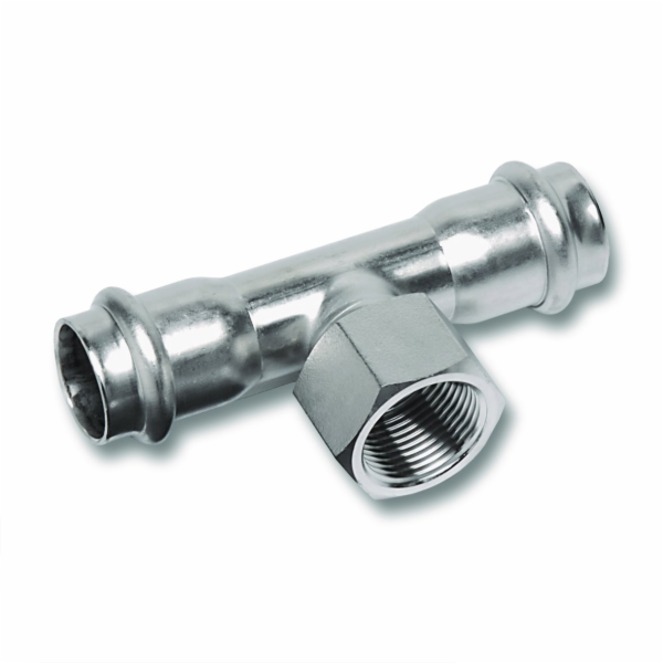 SANHA NiroSan-Press T-kus PxGWxP konektory 22x1/2x22