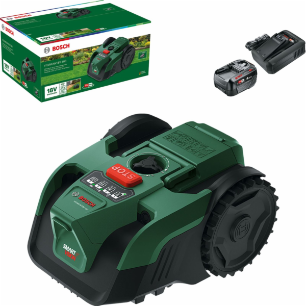 Bosch&nbsp;Robotická&nbsp;sekačka&nbsp;VISIMOW18V-100&nbsp;včetně&nbsp;baterie&nbsp;a&nbsp;n...