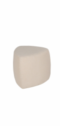 Pouf Domoletti HS-NP01-3, písek, 42 cm x 42 cm x 38 cm