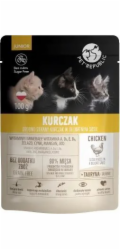 PET REPUBLIC Junior Chicken in a delicate sauce - mokré krmivo pro kočky - 100g