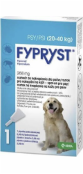 FYPRYST 268mg L (20-40kg) - kapky proti blechám a klíšťatům pro psy – 1x2,68ml